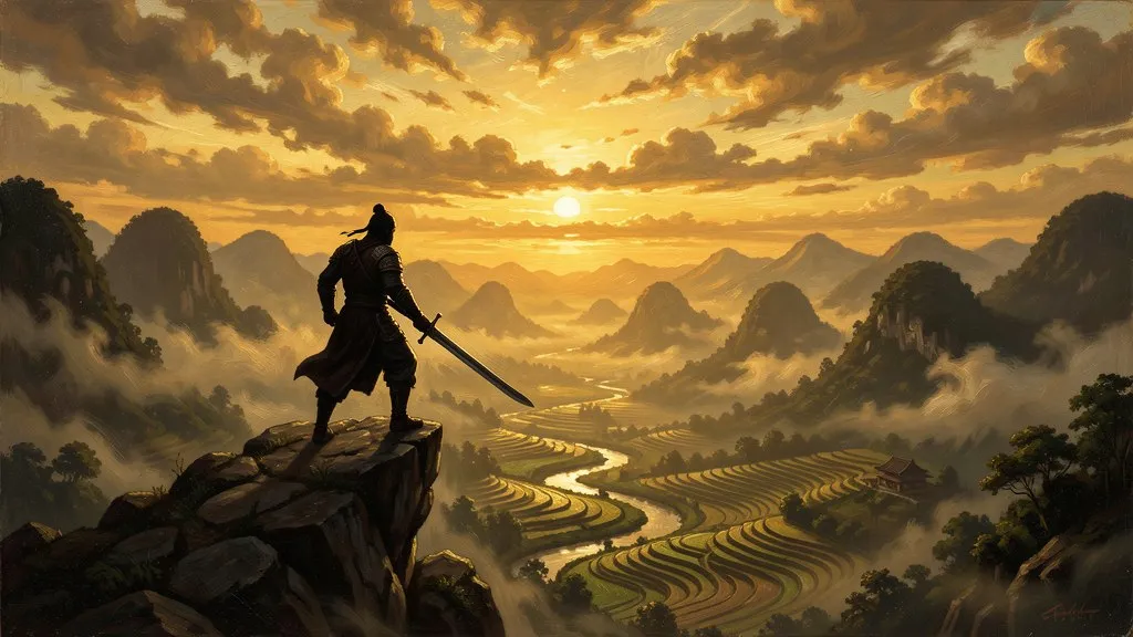 Biết đủ — Ném đao xin ruộng